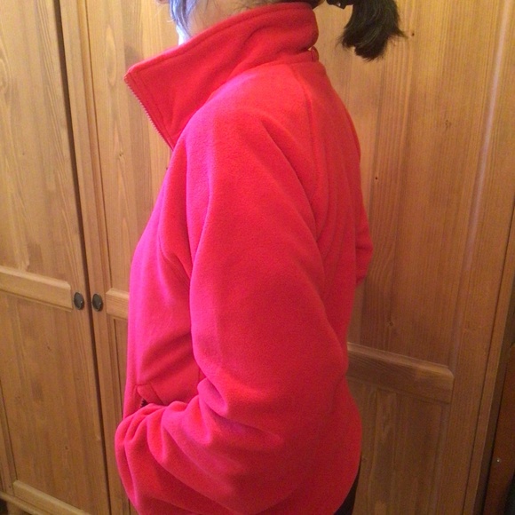 Women’s full zip red polar fleece thick jacket,size M - Picture 6 of 7